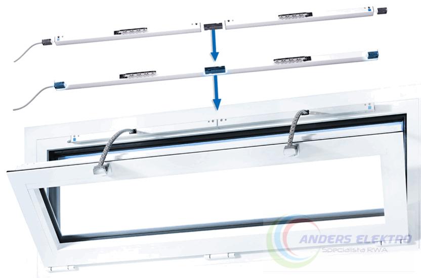 Řetězový motor KS4  S12 24V - 600 mm